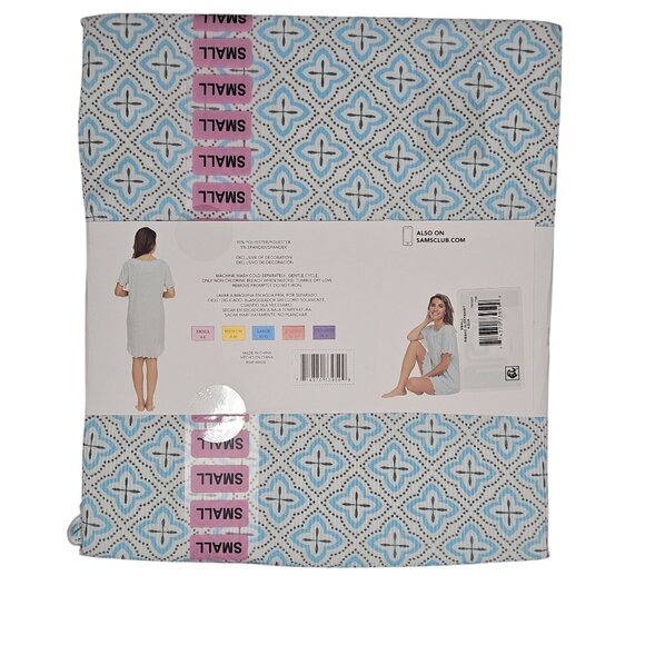 Flora Nikrooz Womens Short Sleeve Sleep Dress Small 4-6 Soft Comfortable Fit - Picture 3 of 7